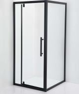 Душевая кабина AquaStream Ethos 90S распашная All Blacks