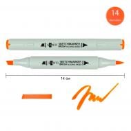 Маркер спиртовой Santi Brush SA-14 киноварь 390952