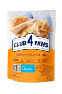 Корм сухой для котов Club 4 Paws премиум с лососем 900 г