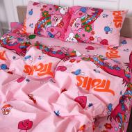 Комплект постельного белья Бязь 17-0261 Trolli 143х210 см мультиколор MirSon