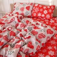 Комплект постельного белья Бязь 17-0656 Gingerbread 143х210 см красный MirSon
