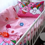 Комплект постельного белья MirSon Бязь 17-0261 Trolli разноцветный