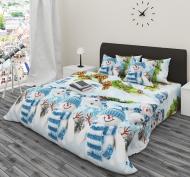 Комплект постельного белья Бязь 17-0266 Snowman 200х220 см мультиколор MirSon