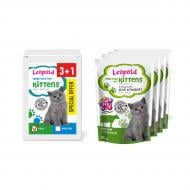 Корм влажный с телятиной для котят 85 г 4+1