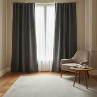 Штора-димаут Franko 160х270 см серый La Nuit