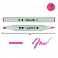 Маркер спиртовой Santi Brush SA-18 фуксия 390898