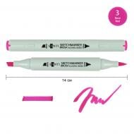 Маркер спиртовой Santi Brush SA-3 розовая роза 390955