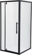 Душевая кабина AquaStream Ethos 110S распашная All Blacks