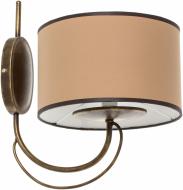 Бра Nowodvorski AMARA 1x60 Вт E14 темно-бежевый 4134
