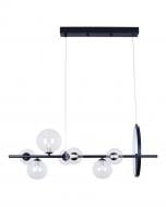 Люстра подвесная Goldlux Hybrid 8x21 Вт LED-модульG9 черный 331113 Люстра подвесная Goldlux Hybrid 8x21 Вт LED-модульG9 черный 331113