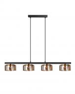 Люстра подвесная Goldlux Ofelia 4x10 Вт LED-модуль золотой 331311