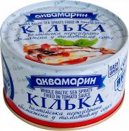 Філе кільки Аквамарин балтійська нерозібрана в томатному соусі 230 г