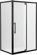 Душевая кабина AquaStream Ethos 120S распашная All Blacks