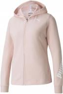 Джемпер Puma Modern Sports FullZip Hoodie 58948736 р. 2XL розовый