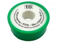 Лента-фум toНАСОСИ 25 ммx0.2 ммх25 м (0.3g/cm3)