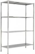 Стеллаж на 4 полки Tehma 600x500х1800 мм нержавеющая сталь