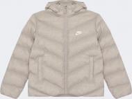 Куртка для девочек зимняя Nike K NSW ADP TF PUFFER AOP IM4548-211 р.XL бежевая