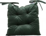 Подушка на стул Велюр 40х40 см зеленый La Nuit