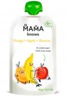 Пюре фруктове Mama knows Манго-яблуко-банан
