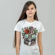 Футболка Sol's Cat_with_glasses 11386102/64 белый