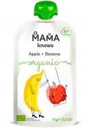 Пюре органічне Mama knows Яблуко-банан