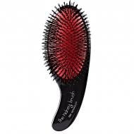 Щітка для волосся Olivia Garden Dry Detangler Kidney Brush BR-KI1PC-DDRED чорний із червоним