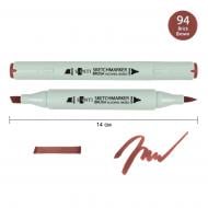 Маркер спиртовий Santi Вrush SA-94 керамічна цегла 390910