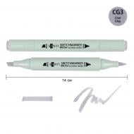 Маркер спиртовой Santi Brush SA-CG3 холодный серый 3 390928