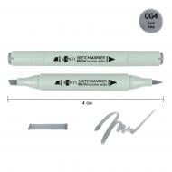 Маркер спиртовой Santi Brush SA-CG4 холодный серый 4 390931