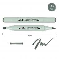 Маркер спиртовий Santi Brush SA-GG5 зелено-сірий 5 390937