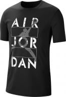 Футболка Nike M J STENCIL SS CREW CJ6308-010 р.S черный