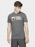 Футболка 4F H4L21-TSM060-24M р.L серый меланж Футболка 4F H4L21-TSM060-24M р.L серый меланж