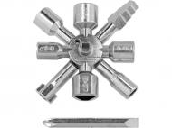 Ключ универсальный Vorel для запирания шкафов в мастерской 78478