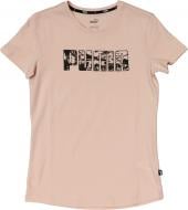 Футболка Puma Womens Big Logo Tee 84622536 р.S рожевий