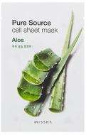 Маска MISSHA Pure Source Cell Sheet Mask Aloe Маска тканевая 21 г