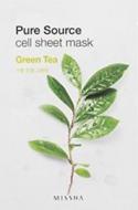 Маска MISSHA Pure Source Cell Sheet Mask Green Tea тканевая 21 г