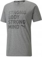 Футболка Puma Performance Slogan SS Tee 52091003 р.L серый