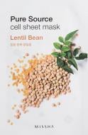 Маска MISSHA Pure Source Cell Sheet Mask Lentils тканевая 21 г