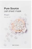 Маска MISSHA Pure Source Cell Sheet Mask Pearl тканевая 21 г