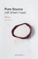 Маска MISSHA Pure Source Cell Sheet Mask Rice тканинна 21 г