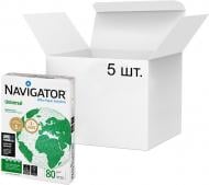 Папір офісний Navigator Universal А клас 5 пакунків A4 80 г/м білий 500 аркушів