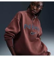 Джемпер Nike W NSW PHNX FLC OS LOGO QZ FV7679-218 р.L красный