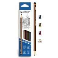 Карандаш чернографитный триугольный 43511 "Полосатый" HB, 2,2 мм Acmeliae