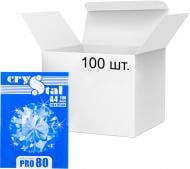 Папір офісний Сrystal Pro 100 пакунків A4 75 г/м білий 100 аркушів