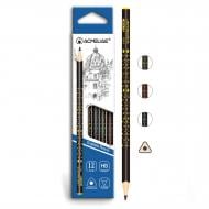 Карандаш чернографитный трехгранный 43519 "Звездочки" HB, 2,2 мм Acmeliae