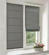 Римская штора Rollotex Шнуровое упрвление ASTI 180x320 см Антрацитовый