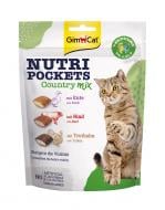 Ласощі GimCat Nutri Pockets Кантрі мікс, 150 г