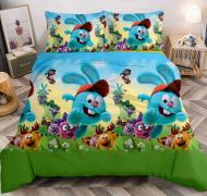 Комплект постільної білизни Бязь 17-0318 Smeshariki 200х220 см мультиколор MirSon Комплект постільної білизни Бязь 17-0318 Smeshariki 200х220 см мультиколор MirSon