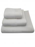 Рушник махровий Гофре 50x90 см молочний La Nuit