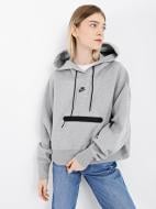 Джемпер Nike W NSW TCH FLC ESSNL OOS PO HDY DR4973-063 р.L сірий